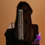 Rhinestone Hairpins with Tassels