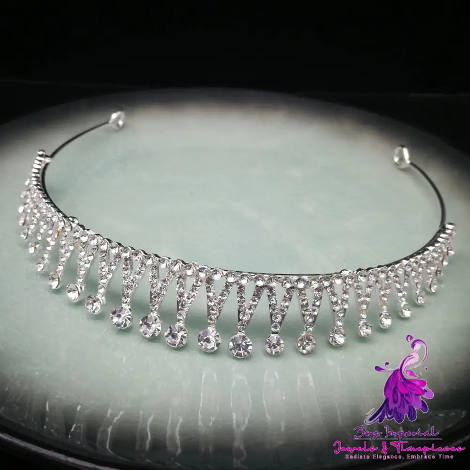 Horse Eye Rhinestone Wedding Headband