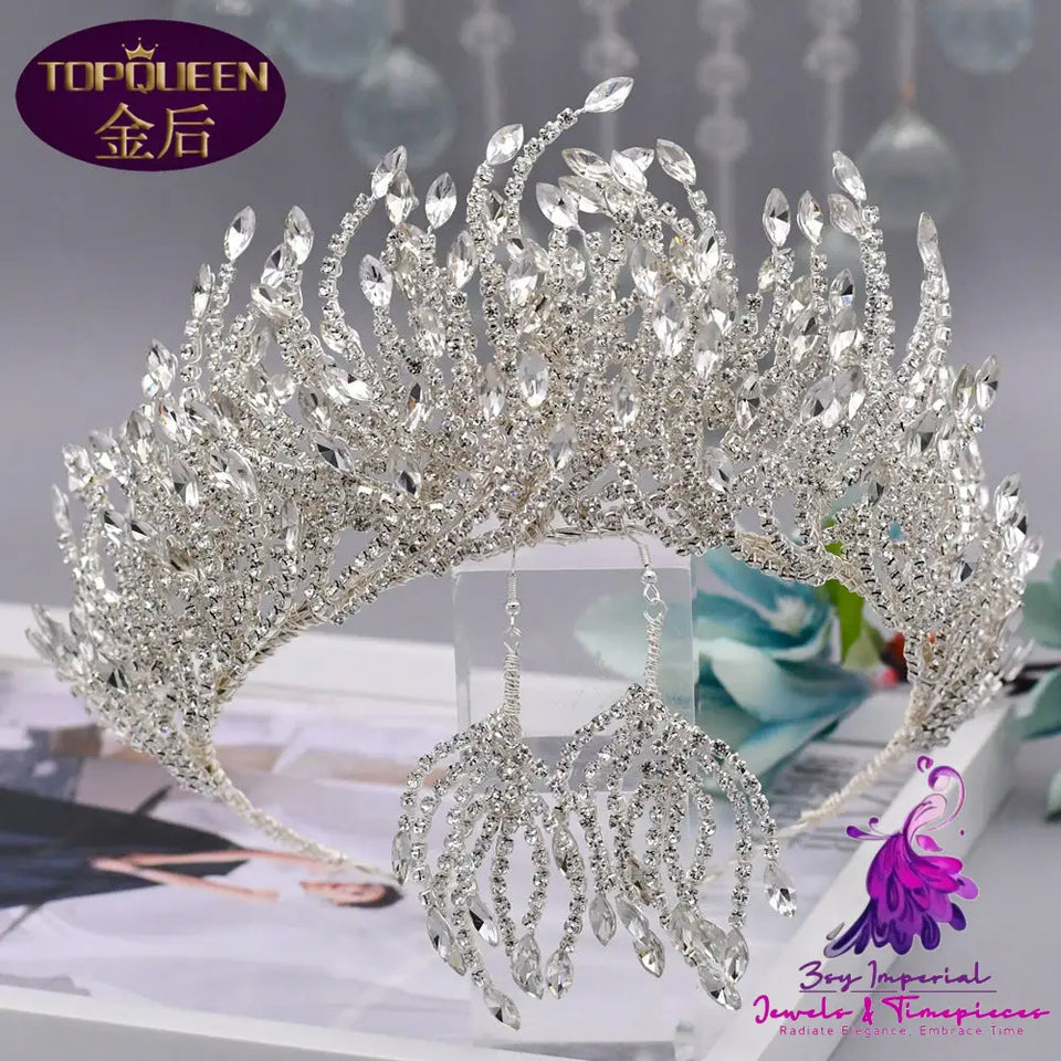 Luxury Rhinestone Wedding Hair Crown