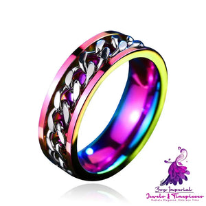 Rotating Stainless Steel Ring