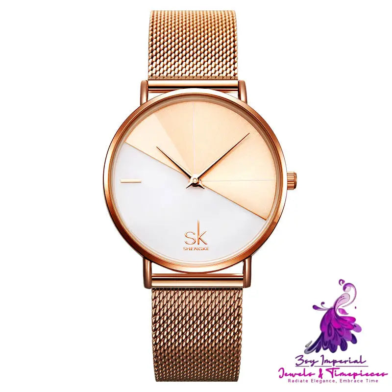 Rose Gold Two-tone Women’s Watch