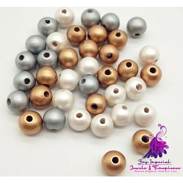 Wood Beads Round Spacer