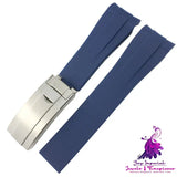 Silicone Rubber Sports Watch Strap