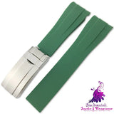 Silicone Rubber Sports Watch Strap