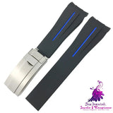 Silicone Rubber Sports Watch Strap