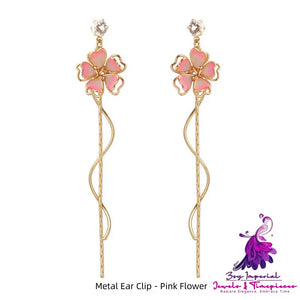 Sakura Fairy Tassel Earrings Girl