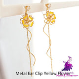 Sakura Fairy Tassel Earrings Girl