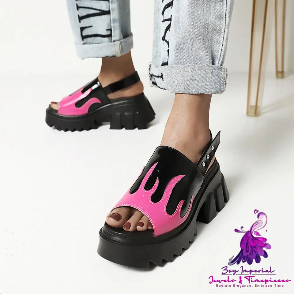 Fashionable Thick Sole Sandals