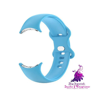 Silicone Bow Buckle Watch Strap