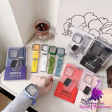 Silicone Strap Watch Case Set