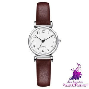 Simple Temperament Student Quartz Watch