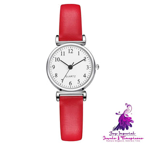 Simple Temperament Student Quartz Watch