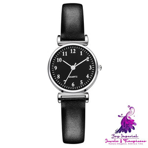 Simple Temperament Student Quartz Watch