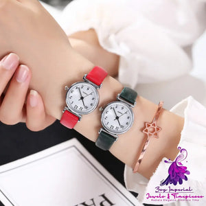 Simple Temperament Student Quartz Watch