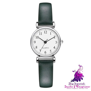 Simple Temperament Student Quartz Watch