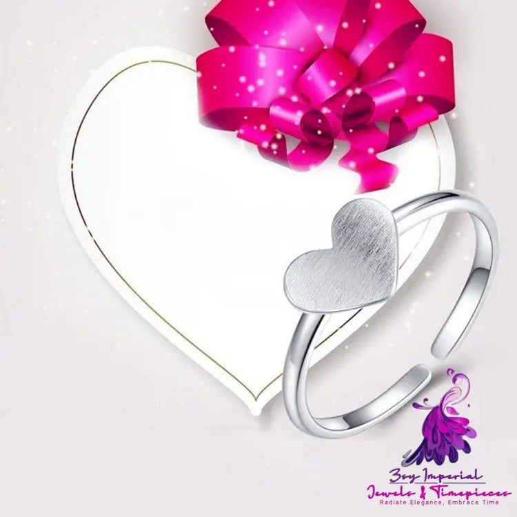 Simple Sweet Love Fashion Ring