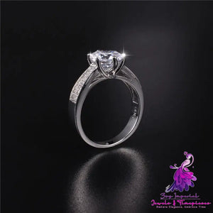 Simulated Diamond Wedding Ring for Women