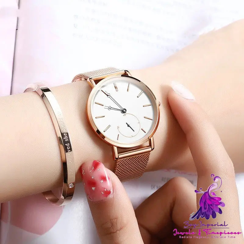 Waterproof Small Dial Women’s Watch