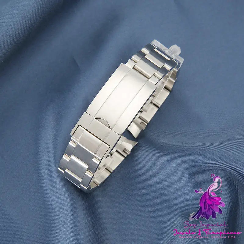 Solid Stainless Steel Three Bead Watch Band