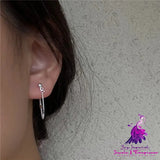 Sparkling Star Flat Earrings