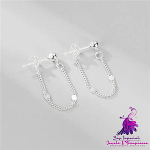 Sparkling Star Flat Earrings