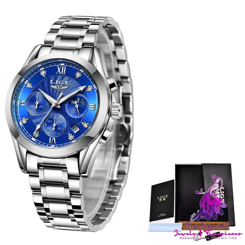 Stainless Steel Waterproof Watch