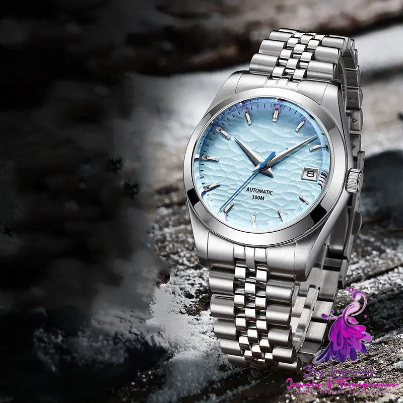 Men’s Fashion Stainless Steel Waterproof Mechanical Watch