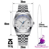 Men’s Fashion Stainless Steel Waterproof Mechanical Watch