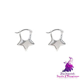 Five Pointed Star Earrings