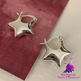 Five Pointed Star Earrings