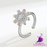 Rotating Star Plate Ring