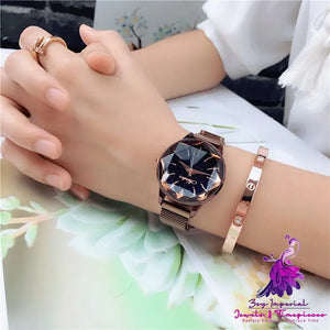 Star-cut Waterproof Student Watch