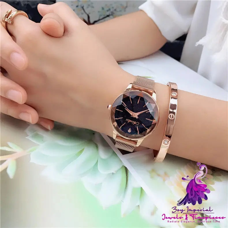 Star-cut Waterproof Student Watch