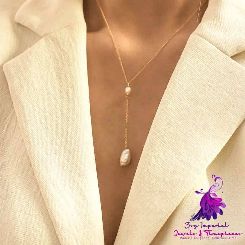 Personalized Ins Style Simple Pearl Pendant Necklace