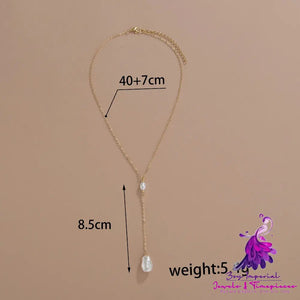 Personalized Ins Style Simple Pearl Pendant Necklace