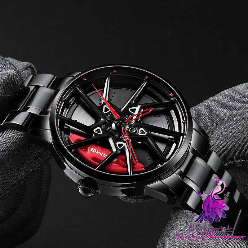 Hub Stereo Caliper Skeleton Dial Watch