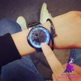 Intelligent Circular LED Unisex Watch