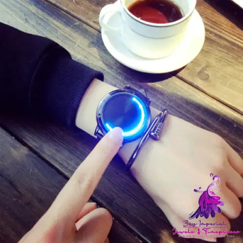 Intelligent Circular LED Unisex Watch