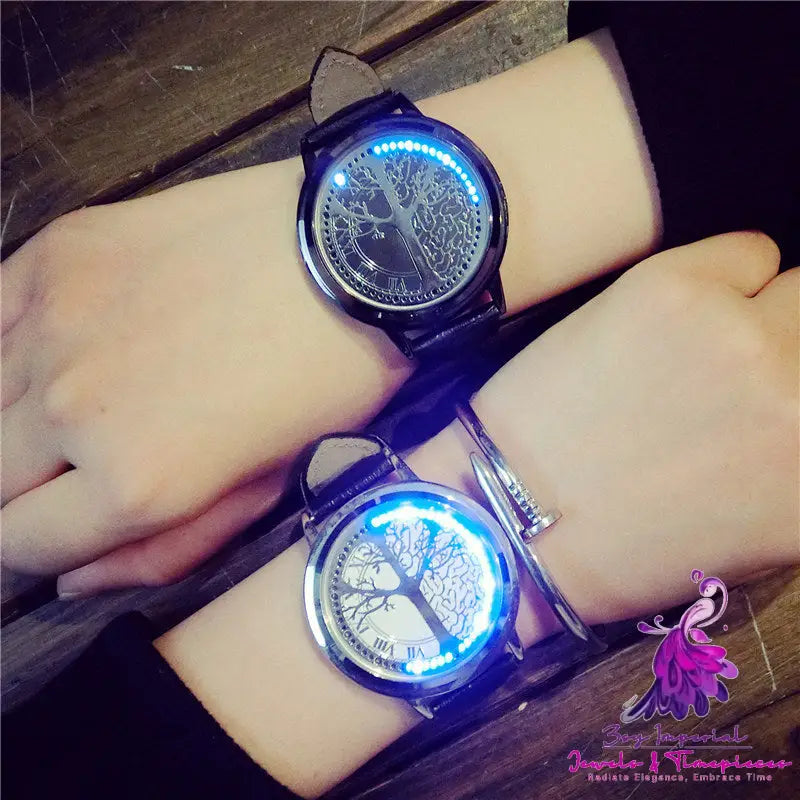 Intelligent Circular LED Unisex Watch