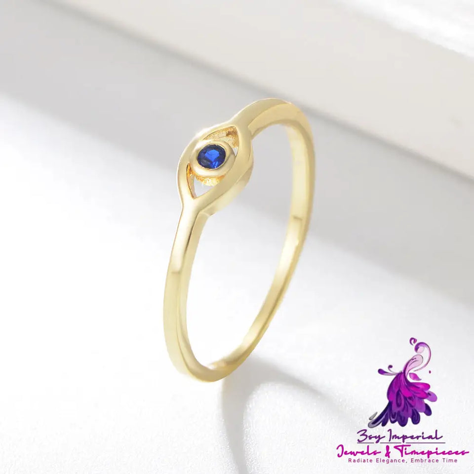 Exquisite Evil Eye Zircon Ring