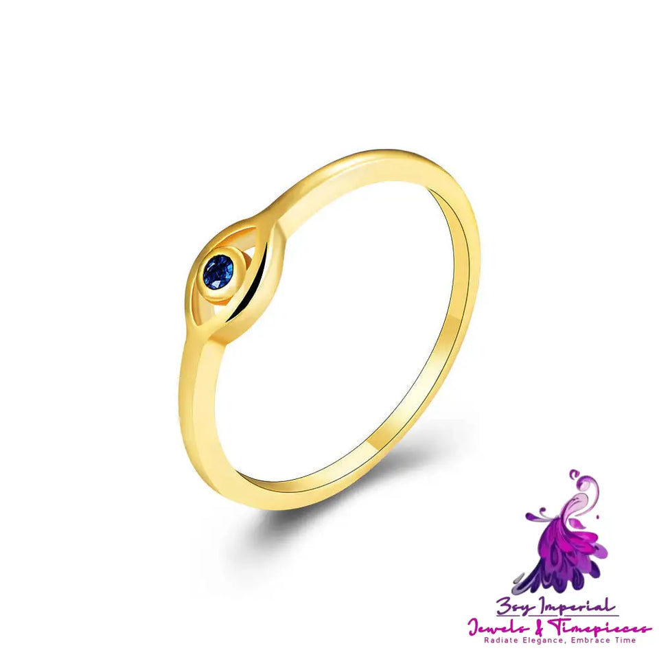 Exquisite Evil Eye Zircon Ring