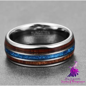 Koa Wood Men’s Wedding Ring