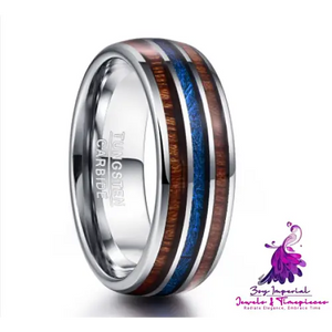 Koa Wood Men’s Wedding Ring