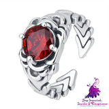 Trend Woven Red Zircon Ring