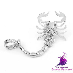 Big Scorpion Tail Double Finger Ring