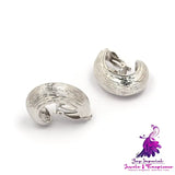 Alloy C- Shaped Female Earrings