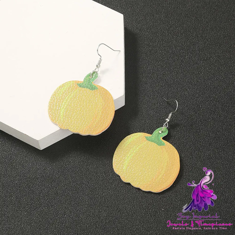 Simple Geometric Personality Halloween Earrings