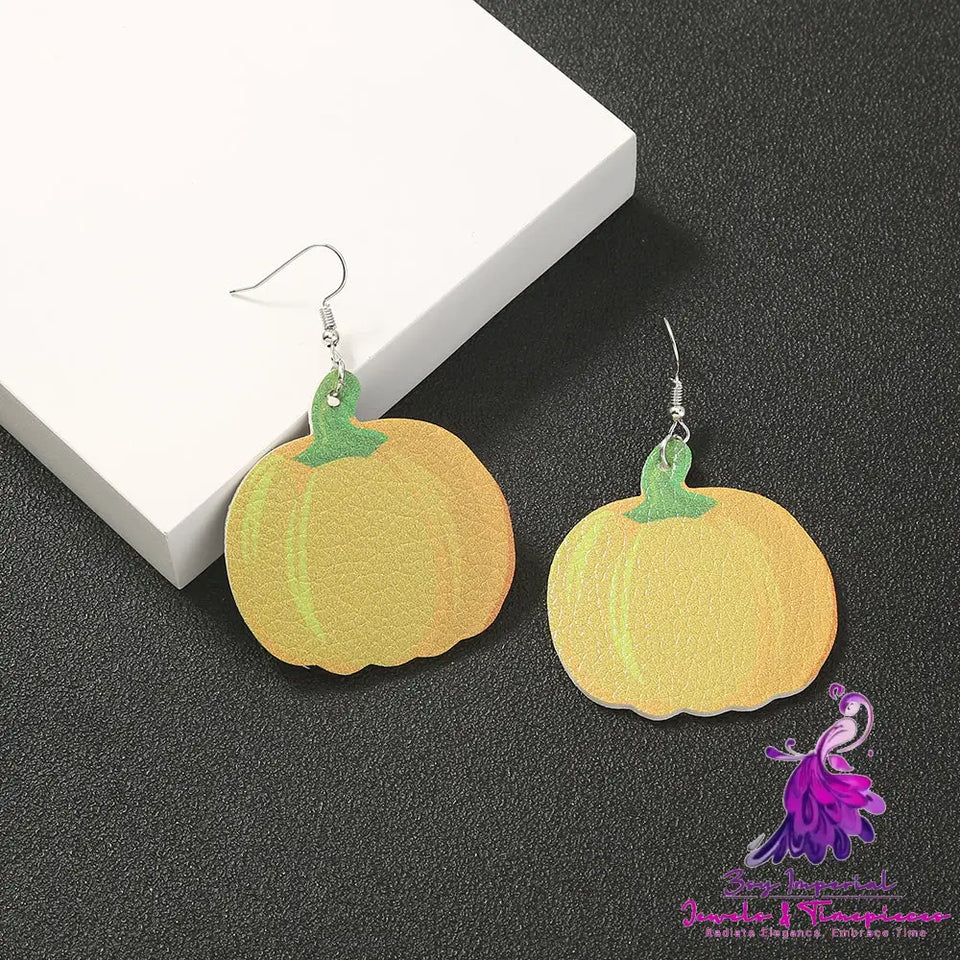 Simple Geometric Personality Halloween Earrings