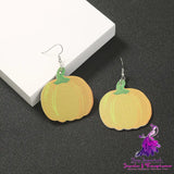 Simple Geometric Personality Halloween Earrings