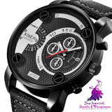 Big Cheap Fashion Leather Watch